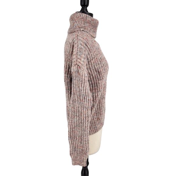 Vintage Guess Cowl Neck Wool Linen Blend Sweater With Cut Out Size Small - Picture 5 of 6